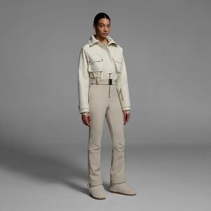 Cordova Telluride Ski Suit - Cream/Sand Size M